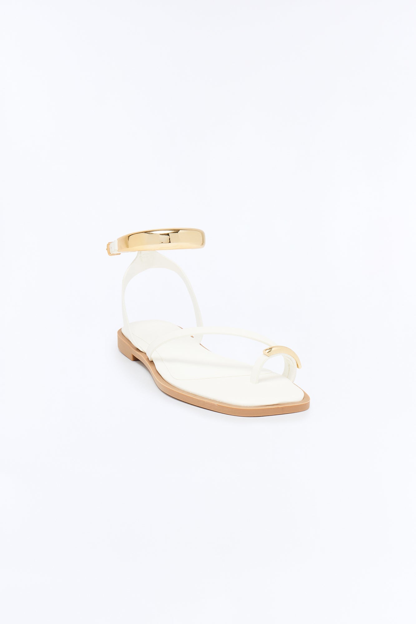 Balboa Hardware Toe Ring Sandals - White