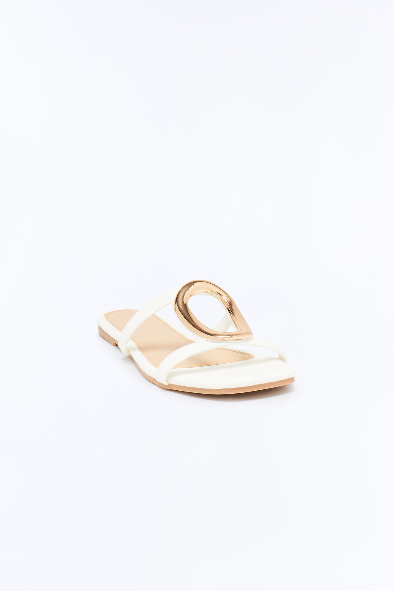 Caribbean Islands Hardware Sandals - White