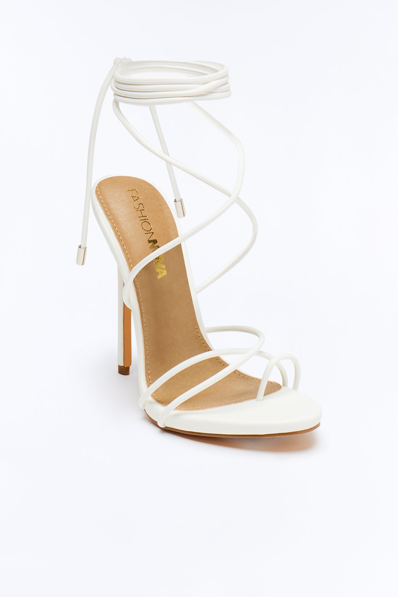 Two To Tango Heeled Sandals - White