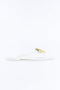 Ravi Heart Jelly Flip Flops - White