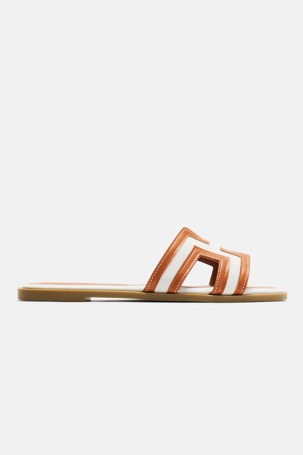 Endless Fun Flat Sandals - White
