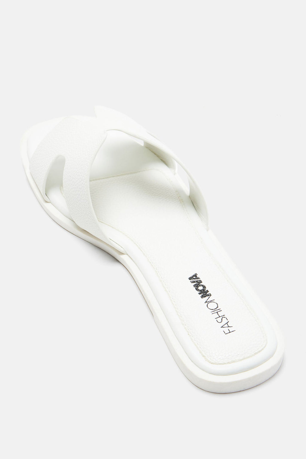 Cutting Ties Flat Sandals - White