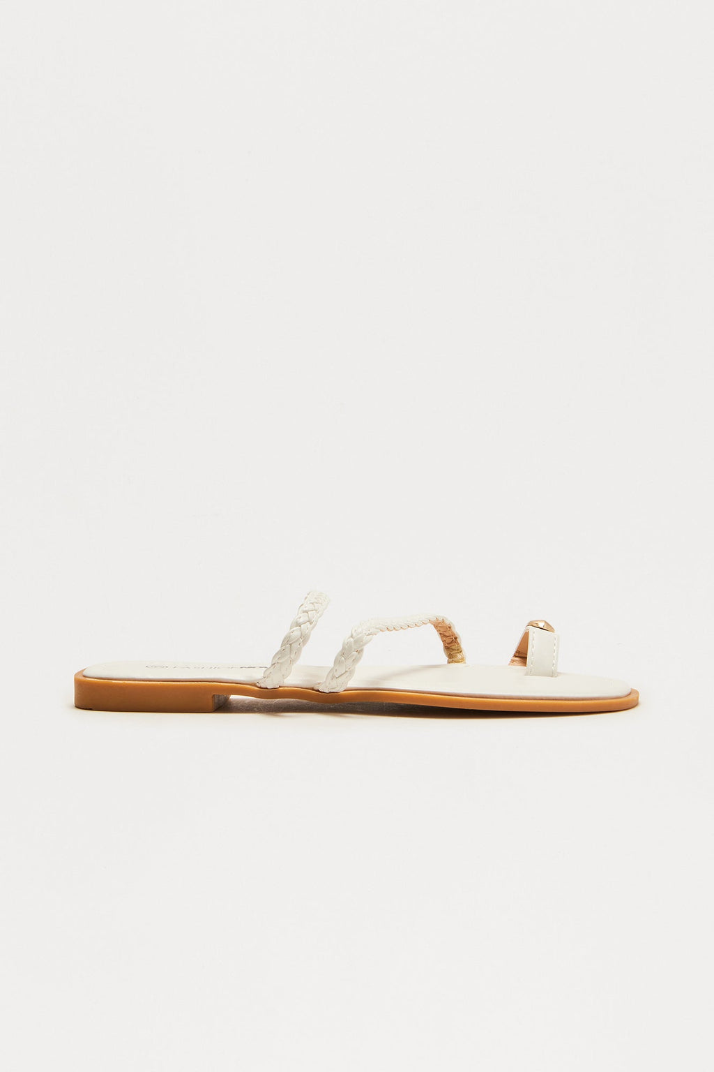 Pasadena Braided Sandals - White