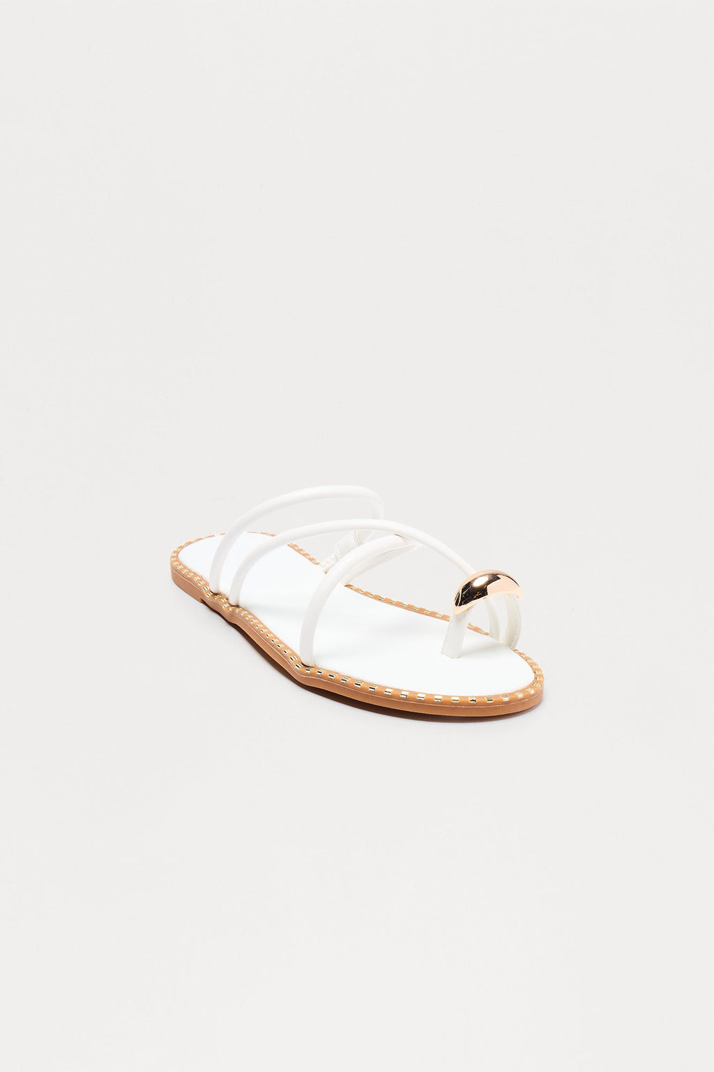 Cruiser Toe Ring Sandals - White