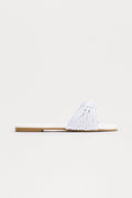 High Tide Slip On Sandals - White