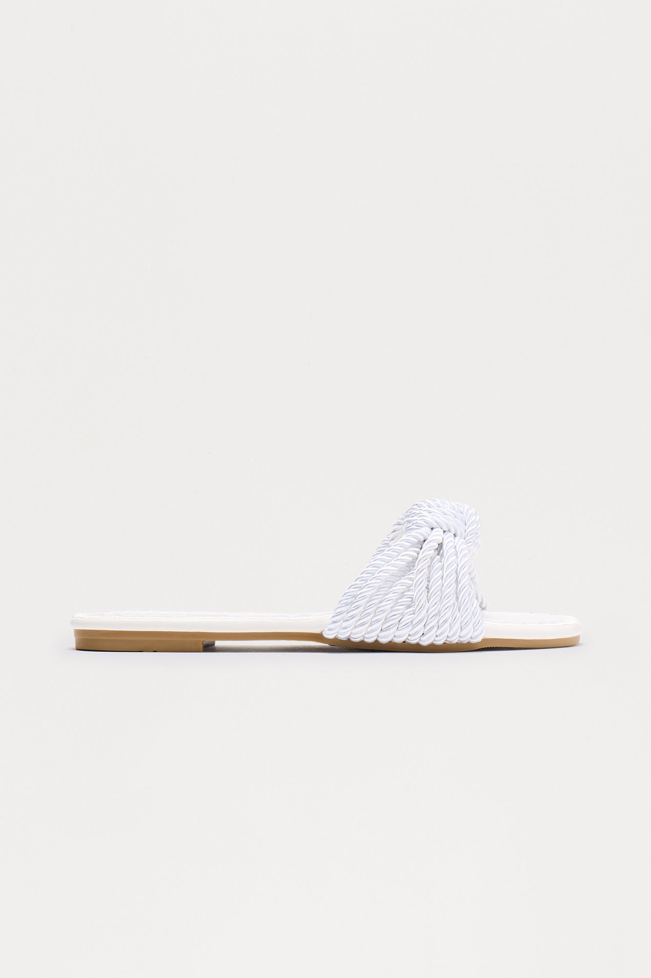 High Tide Slip On Sandals - White