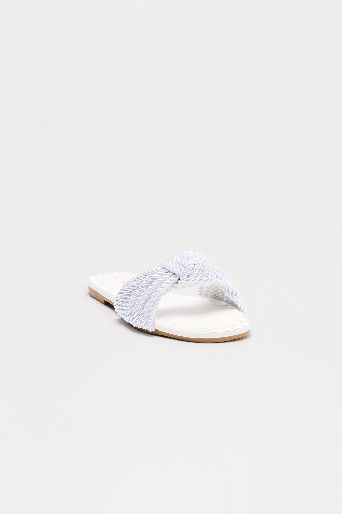 High Tide Slip On Sandals - White