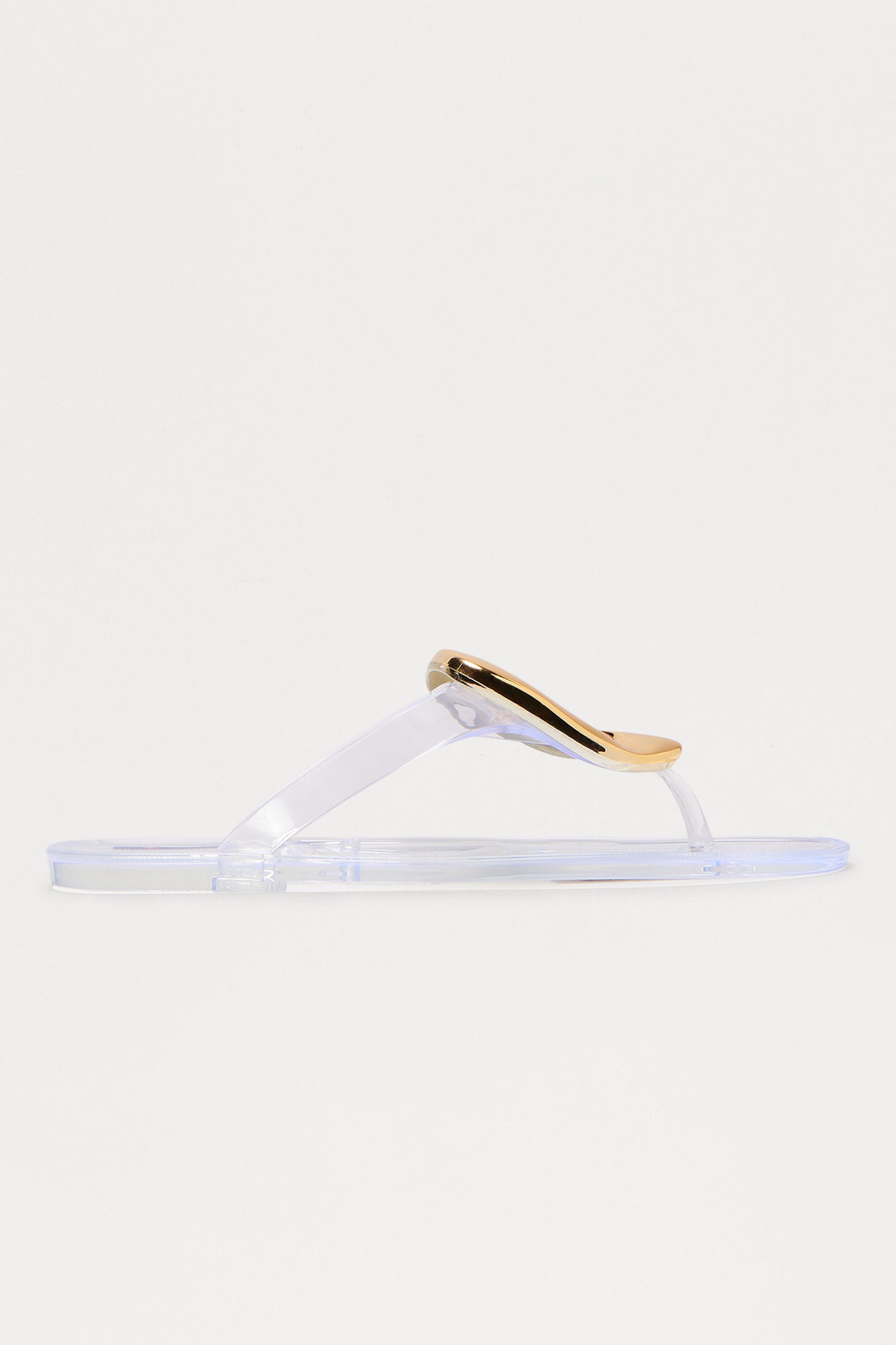 Kaneohe Hardware Flip Flops - Clear
