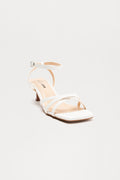 Monet Kitten Heels - White