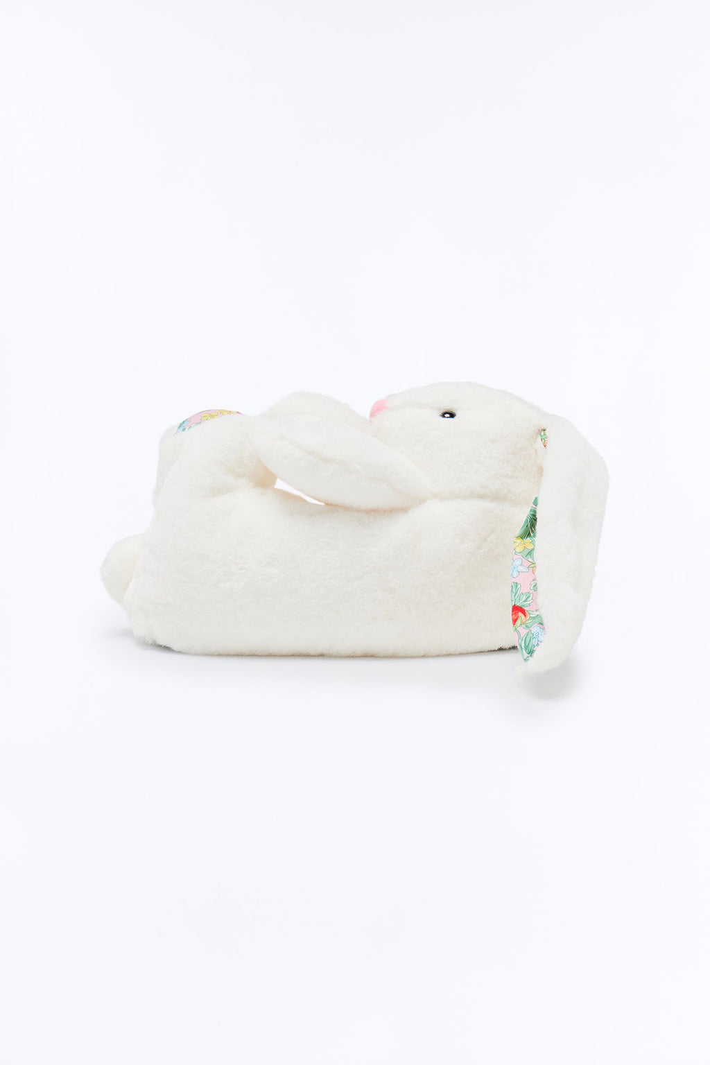 Snuggle Bunny Plush Slippers - White