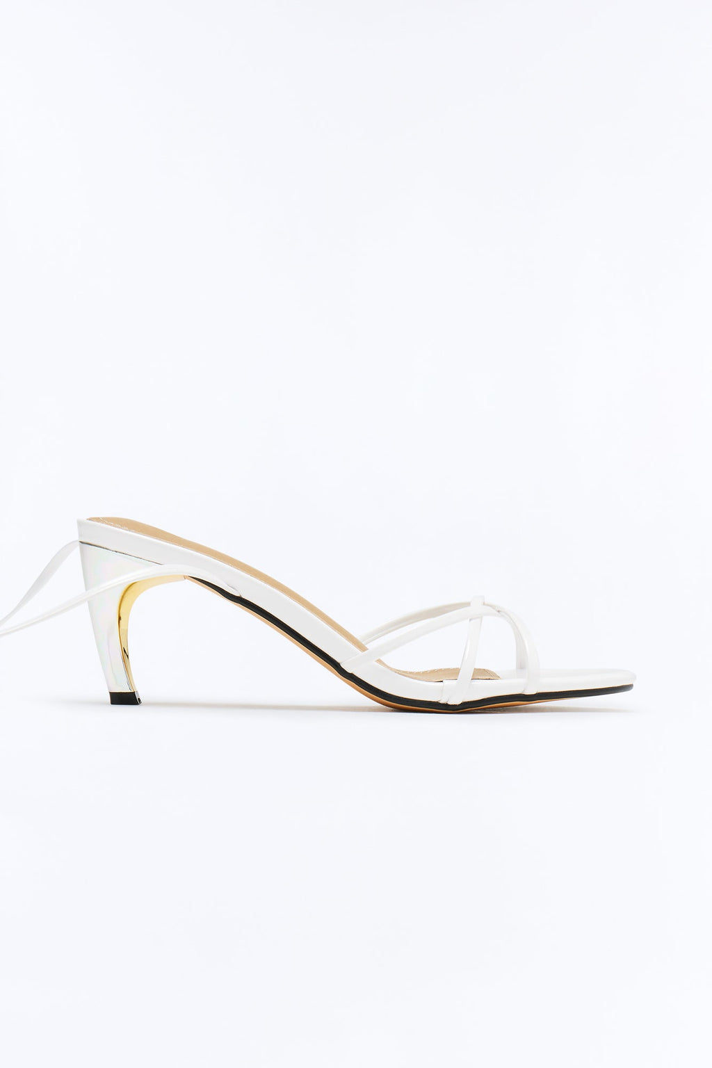 Capricorn Wrap Up Heels - White