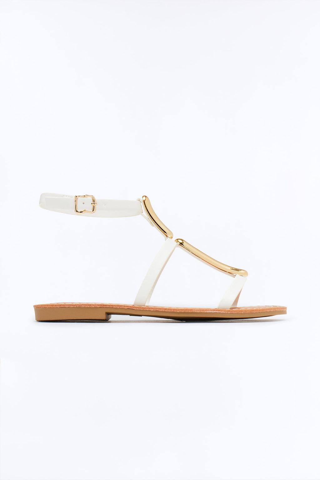 Felicity Hardware Sandals - White